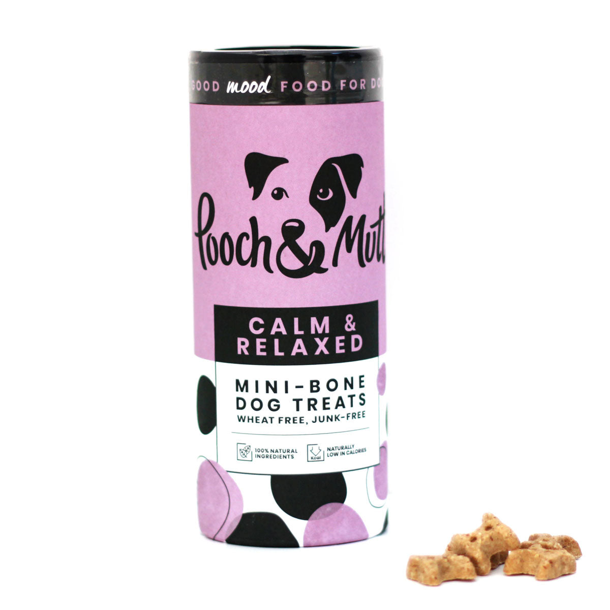 Mini-bone calm and relaxed dog treats 125g by Pooch & Mutt