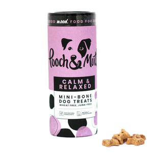 Mini-bone calm and relaxed dog treats 125g by Pooch & Mutt