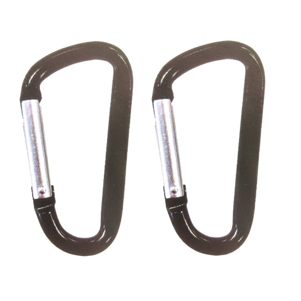 Tatty Head D-Shape Carabiner Clip (x2)